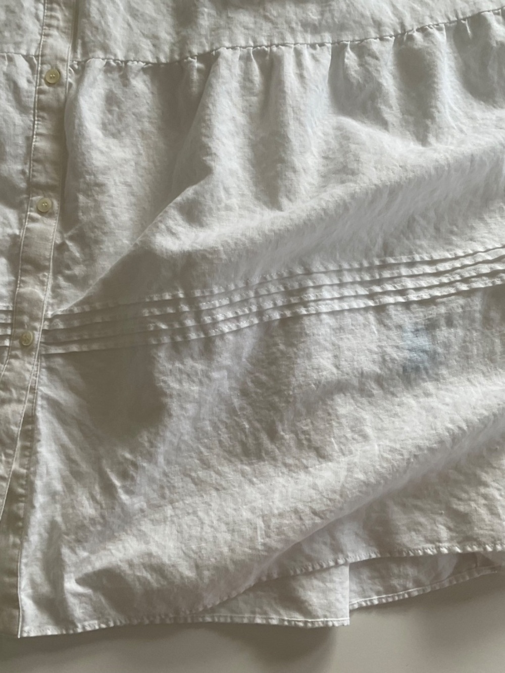 J.McLaughlin Ruth Tiered Maxi Dress Sz M White Romantic Soft Girl Hamptons Boho - Picture 9 of 11